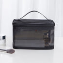 Multifunctional Portable Large Capacity Toiletry Cosmetic Bag, Color: Black Single Layer