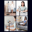 SSKY B08 Floor Lift Mobile Phone Live Metal Bracket, Spec: Three+Hanging Strap