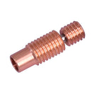 3D Printer Parts Metal Copper Alloy High Temperature Resistance E3D V6 Laryngeal Tube(Thread)