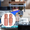 3D Printer Parts Metal Copper Alloy High Temperature Resistance E3D V6 Laryngeal Tube(Thread)