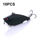 10 PCS HENGJIA VI022 10g 6cm Plastic VIB Lure Hard Bait With Sound Beads(4)