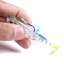 4 PCS HENGJIA SO062 Defense Bottom Tail 14g Jumping Fish Luya Soft Bait(6)