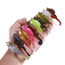 4 PCS HENGJIA SO062 Defense Bottom Tail 14g Jumping Fish Luya Soft Bait(6)
