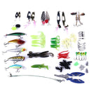 110 PCS / Box HENGJIA Sea Bass Fake Soft Bait Fishing Gear Accessories Freshwater Bait