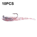 10 PCS HENGJIA 7cm 5g Fork Tail Pack Fish Sea Fishing Tools Luya Bait(1)