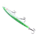 4 PCS HENGJIA MI130 13.5cm 15.5g Far Throwing Floating Water Laser Bait(6)