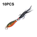 10 PCS HENGJIA LB003 Small Iron Plate 2.5cm 4g Far Delivery Freshwater Bait(1)