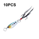10 PCS HENGJIA LB003 Small Iron Plate 2.5cm 4g Far Delivery Freshwater Bait(2)