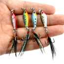 10 PCS HENGJIA LB003 Small Iron Plate 2.5cm 4g Far Delivery Freshwater Bait(3)