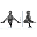 5PCS P-0028 Mobile Phone Bracket Hook Car Round Air Outlet Bracket Folder Clip(13mm Ball Head)