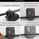 Machinery Manual Fish Line Length Counter(Black)