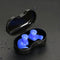 10 Sets Swimming Waterproof Spiral Silicone Earplugs(Blue)