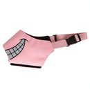 Cartoon Dog Mouth Cover Anti-Bite Nylon Dog Mask, Size: S(Pink)