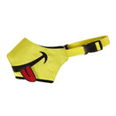 Cartoon Dog Mouth Cover Anti-Bite Nylon Dog Mask, Size: L(Yellow)