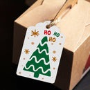 5 Packs Christmas Kraft Paper Tag Gift Wrap Card Set(L-31)