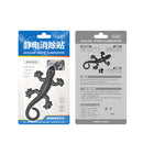 Anti-static Gecko 3D Stereo Car Sticker Decorative Stickers(Black)