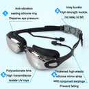 HAIZID HD Anti-fog Waterproof Myopia Swimming Goggles, Color: Myopia 800 Degrees