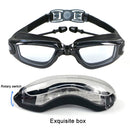 HAIZID HD Anti-fog Waterproof Myopia Swimming Goggles, Color: Myopia 800 Degrees