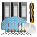 Roller Brush + Filter + Side Brush + Rag Set For Ecovacs OZMO T8/T9/N8Pro(Set)