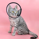 2 PCS Pet Protective Headgear Cat And Dog Anti-Bite Collar After Cosmetic And Operation, Size: No.7
