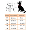 2 PCS Pet Protective Headgear Cat And Dog Anti-Bite Collar After Cosmetic And Operation, Size: No.7