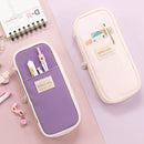 Angoo Macaron Double-layer Retractable Large-capacity Pencil Case Stationery Box(Green)