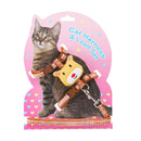 2 PCS Comfortable Adjustable Anti-Escape Cat Leash, Size: S(Orange)