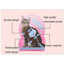 2 PCS Comfortable Adjustable Anti-Escape Cat Leash, Size: S(Orange)
