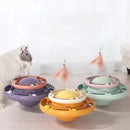 Tumbler Turntable Pet Cat Planet Toy(Purple Blue)