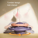 Tumbler Turntable Pet Cat Planet Toy(Purple Blue)