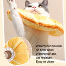 Cat Elizabeth Collar Kitten Anti-licking Collar Head Cover, Size: M(Orange)