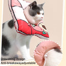 Cat Elizabeth Collar Kitten Anti-licking Collar Head Cover, Size: S(Rainbow)