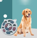 Cat And Dog Feeding Plate Slow Food Bowl Pet Interactive Feeder(Blue)