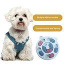 Cat And Dog Feeding Plate Slow Food Bowl Pet Interactive Feeder(Red)