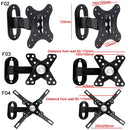 Swivel Telescopic Tilt TV Wall Mount Bracket, Model: F02 (14-27 inches)
