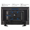 Swivel Telescopic Tilt TV Wall Mount Bracket, Model: F04 (14-43 inches)