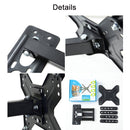 Telescopic Steering Wall Mount TV Rack, Model: CP307 (14-47 inches)