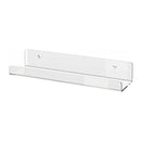 Home Kitchen Office Books Wall Mounted Acrylic Shelf, Specification: 40x10x6cm