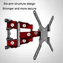 NORTH BAYOU Telescopic Swivel TV Monitor Wall Mount Bracket For 45-70 inch