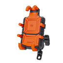 SMNU SM051 Motorcycle Shock Absorption Riding Phone Navigation Bracket(Orange Crooked Mouth)