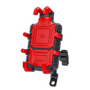 SMNU SM051 Motorcycle Shock Absorption Riding Phone Navigation Bracket(Red Crooked Mouth)