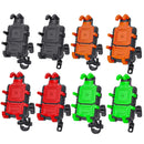 SMNU SM051 Motorcycle Shock Absorption Riding Phone Navigation Bracket(Orange Crooked Mouth)