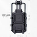 SMNU SM051 Motorcycle Shock Absorption Riding Phone Navigation Bracket(Orange U-shaped)