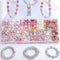 32 Grid Acrylic Beaded Kids DIY Necklace Bracelet Toys Without Box