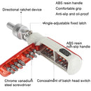 14 In 1 Household Ratchet Head Multifunctional Combination Screwdriver(Blue)