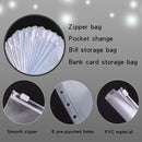 A6 Binder Budget Book Marbled Notebook PU Leather Binder(White)