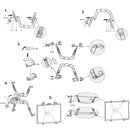 NORTH BAYOU FP-1 Non-Hole Computer Monitor Stand Accessories