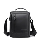 WEIXIER D237 Men Shoulder Bag Minimalist Outdoor Casual Bag, Color: Double Pull Black Small