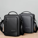 WEIXIER D237 Men Shoulder Bag Minimalist Outdoor Casual Bag, Color: Double Pull Black Small