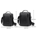 WEIXIER D237 Men Shoulder Bag Minimalist Outdoor Casual Bag, Color: Double Pull Black Small